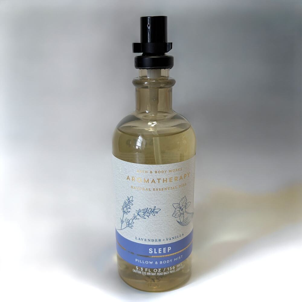 Bath & Body Works Aromatherapy Sleep Lavender Vanilla Pillow Body Mist 5.3 Oz